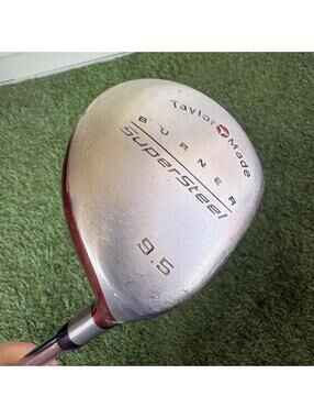 TaylorMade Burner SuperSteel 9.5° Driver RH Precision Rifle S-90 Steel Reg Flex